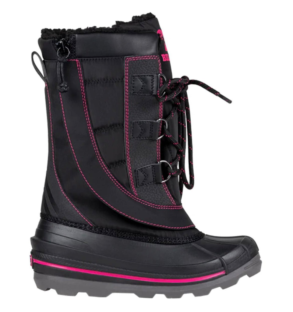 BILLY FOOTWEAR - Billy Ice Winter Boots Black/Pink - Two Giraffes Children's Footwear