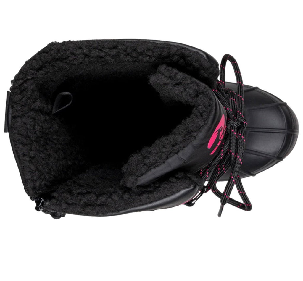 BILLY FOOTWEAR - Billy Ice Winter Boots Black/Pink - Two Giraffes Children's Footwear