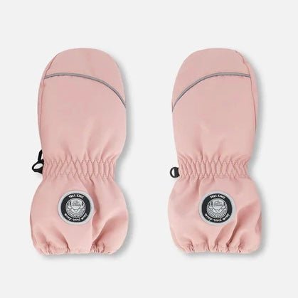 Deux par Deux - Solid Mittens Light Pink - Two Giraffes Children's Footwear