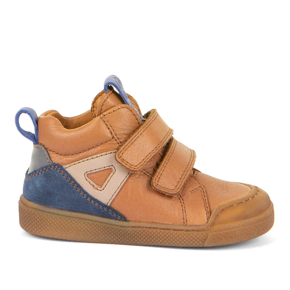 FRODDO - Rosario High Top - Cognac & Blue - Two Giraffes Children's Footwear