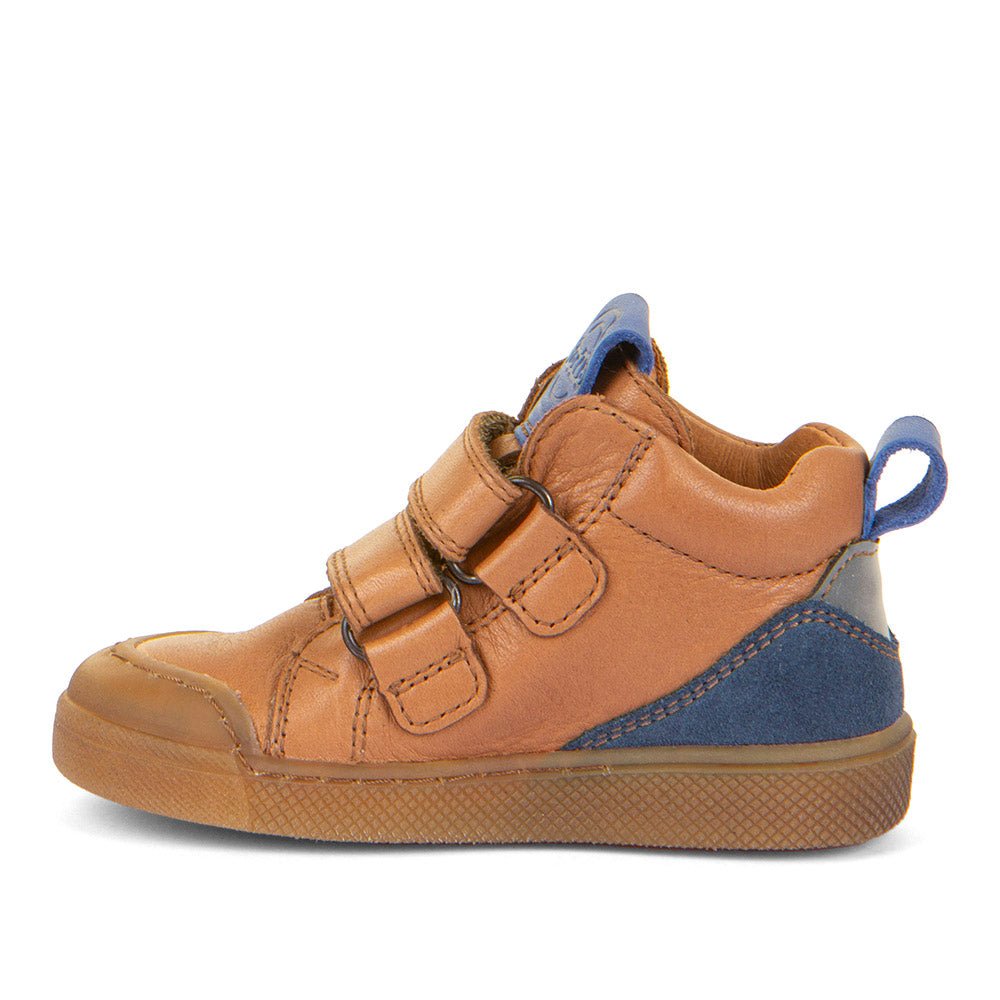 FRODDO - Rosario High Top - Cognac & Blue - Two Giraffes Children's Footwear