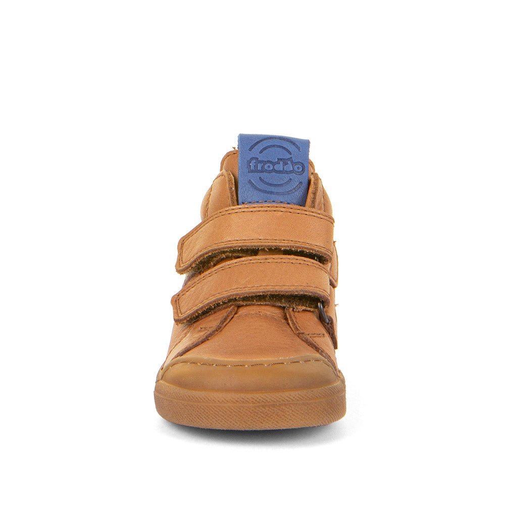 FRODDO - Rosario High Top - Cognac & Blue - Two Giraffes Children's Footwear