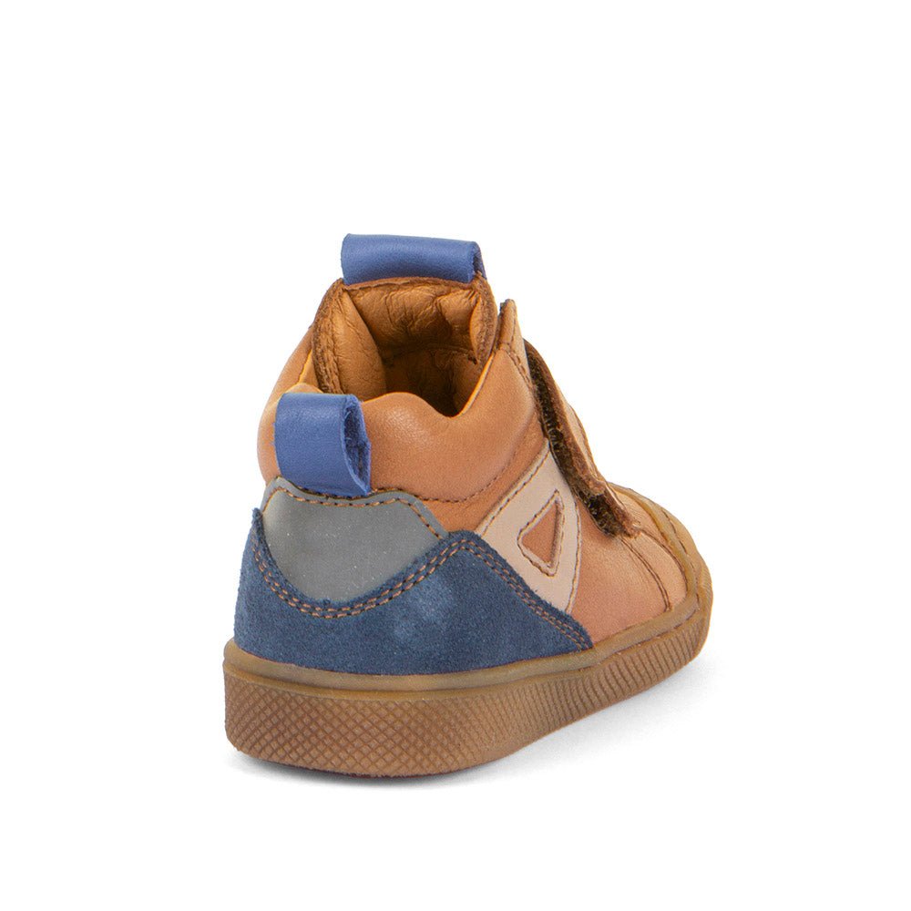 FRODDO - Rosario High Top - Cognac & Blue - Two Giraffes Children's Footwear