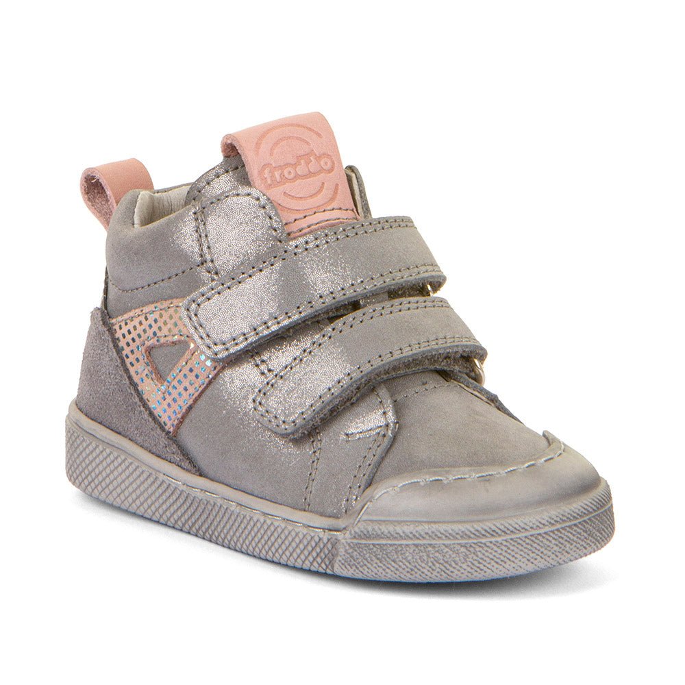 FRODDO - Rosario High Top - Grey/Silver - Two Giraffes Children's Footwear