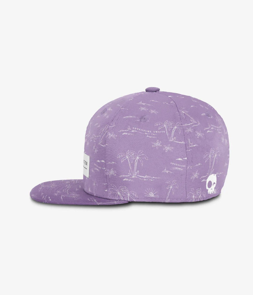 Headster - Adventure Awaits Lilac Snapback - Two Giraffes Children's Footwear