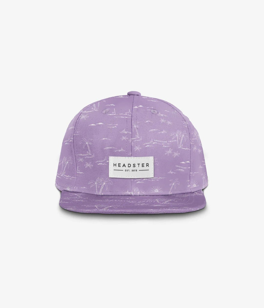 Headster - Adventure Awaits Lilac Snapback - Two Giraffes Children's Footwear