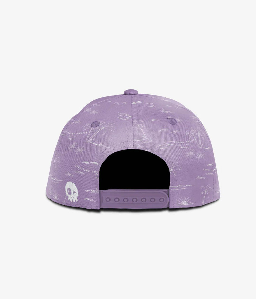 Headster - Adventure Awaits Lilac Snapback - Two Giraffes Children's Footwear