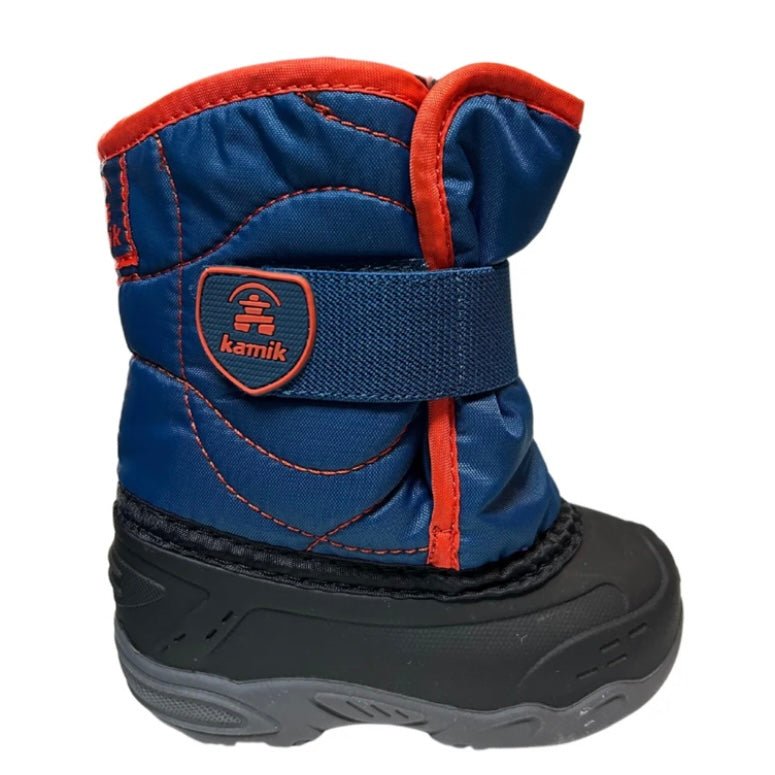 KAMIK - Snowbug 5 Winter Boot Navy/Orange - Two Giraffes Children's Footwear