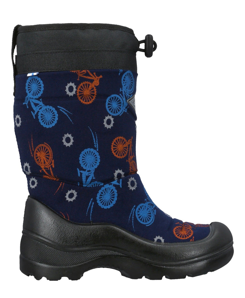 KUOMA - Snowlock Blue Bicycle - Two Giraffes Children's Footwear