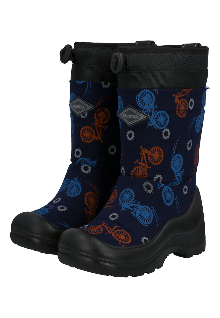 KUOMA - Snowlock Blue Bicycle - Two Giraffes Children's Footwear