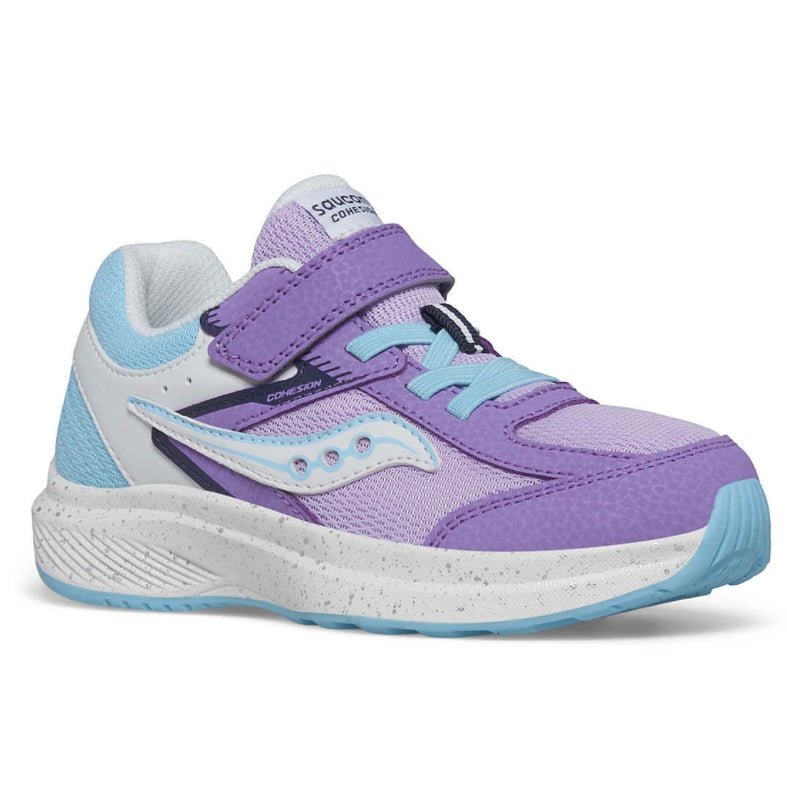 SAUCONY - Cohesion KDZ A/C - Purple/Blue - Two Giraffes Children's Footwear