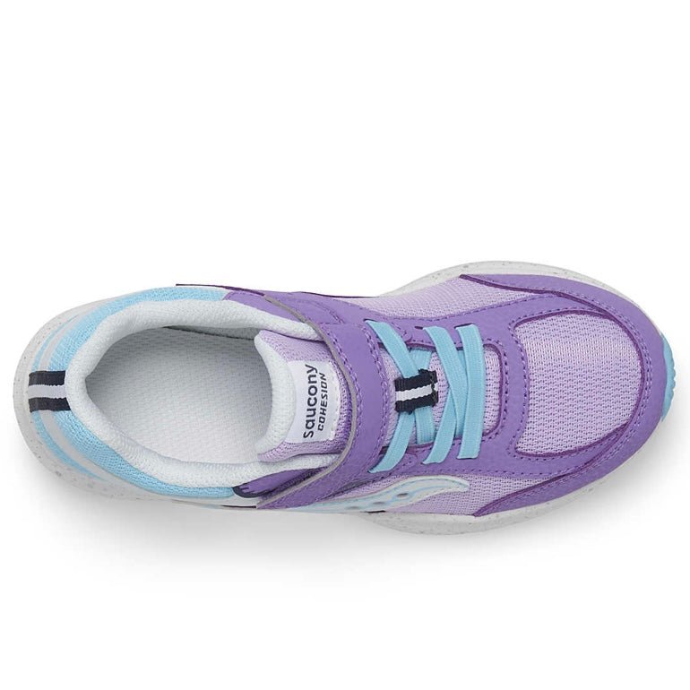 SAUCONY - Cohesion KDZ A/C - Purple/Blue - Two Giraffes Children's Footwear