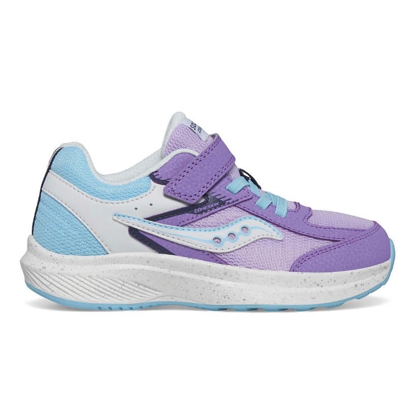 SAUCONY - Cohesion KDZ A/C - Purple/Blue - Two Giraffes Children's Footwear