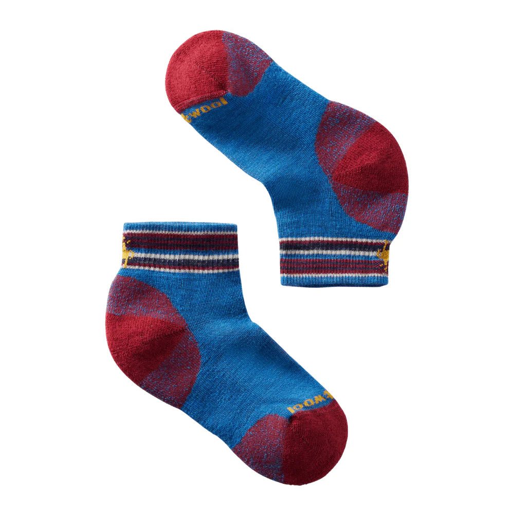 Smartwool - Kids' Hike Light Cushion Ankle Socks - Laguna Blue - Two Giraffes Children's Footwear