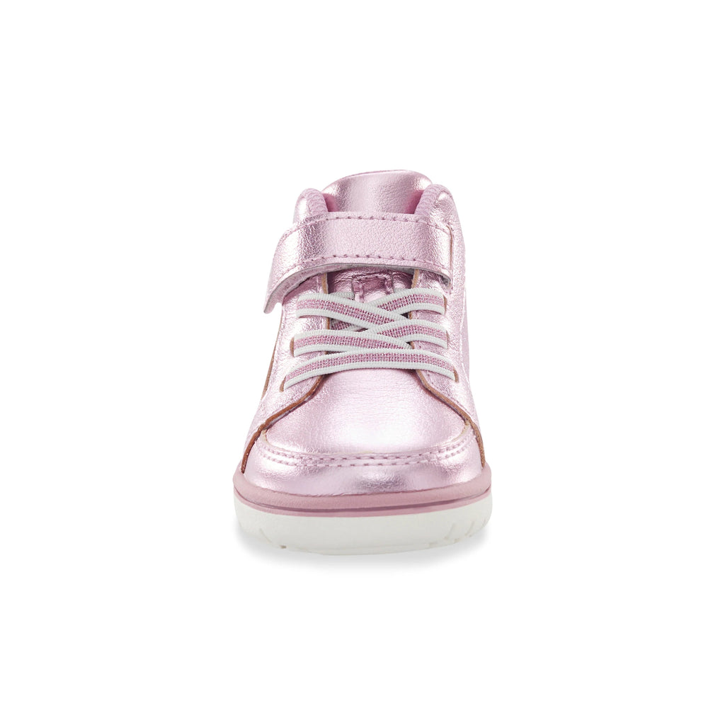 STRIDE RITE - Ames Sneaker - Pink Shimmer - Two Giraffes Children's Footwear