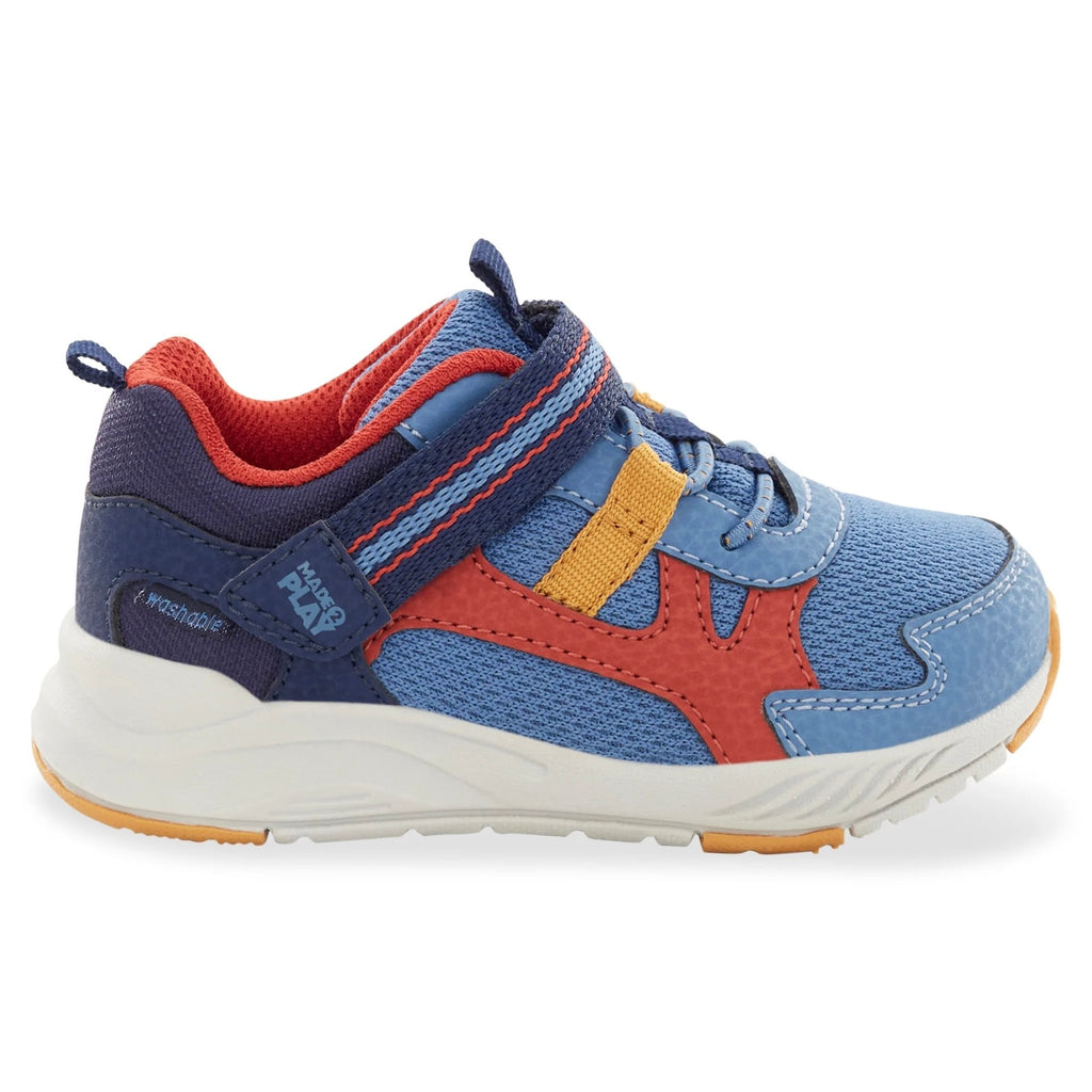 STRIDE RITE - M2P Player Sneaker - Blue Multi - Two Giraffes Children's Footwear