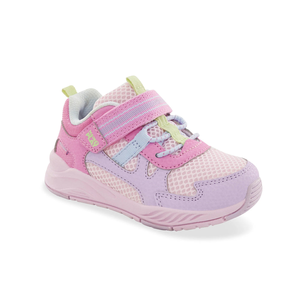 STRIDE RITE - M2P Player Sneaker - Pink Multi - Two Giraffes Children's Footwear