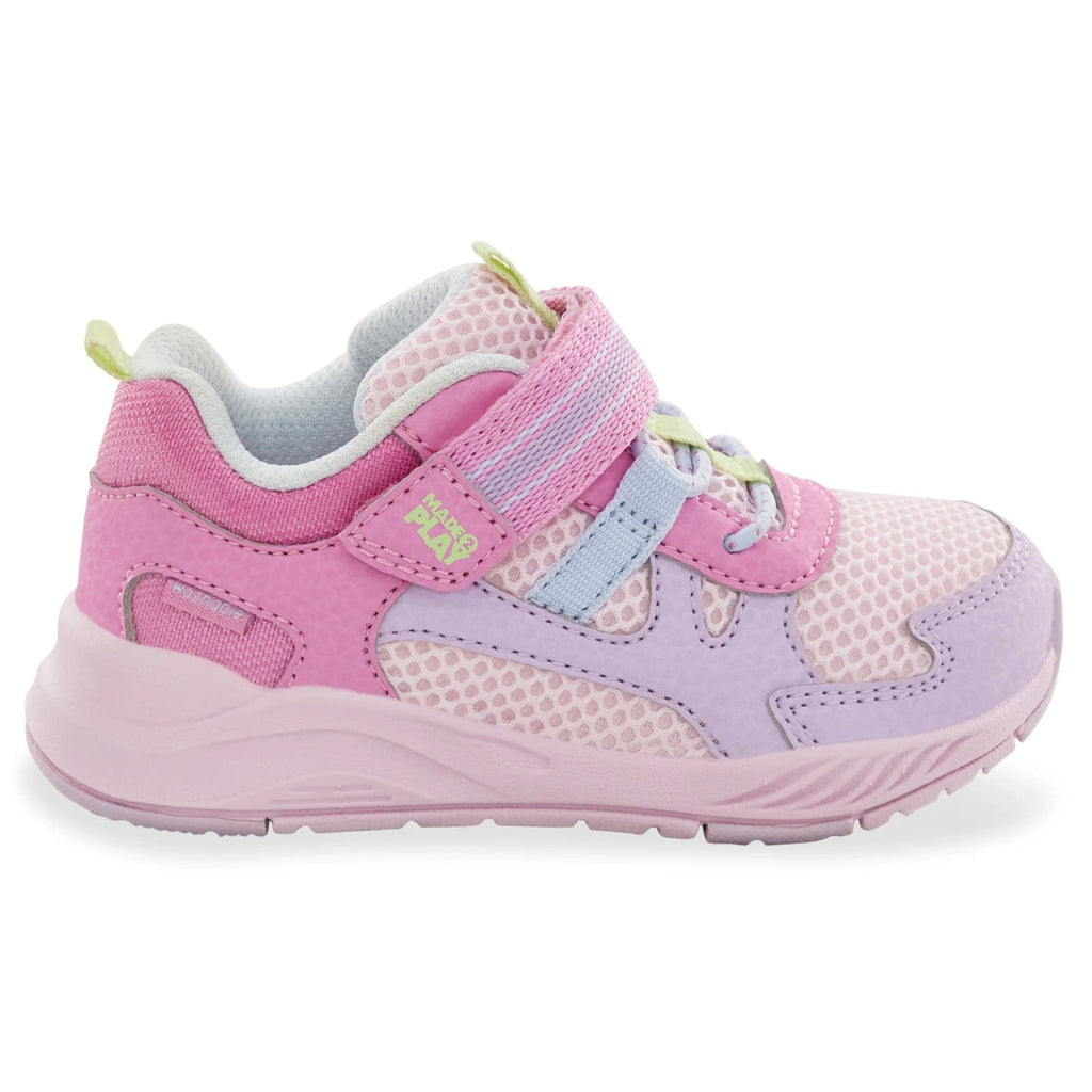 STRIDE RITE - M2P Player Sneaker - Pink Multi - Two Giraffes Children's Footwear